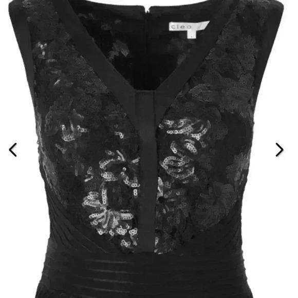 Cleo Black Sequin Sheath Dress size 2 - Picture 4 of 12